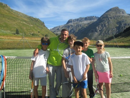 Children tennis course 1hr30/day (6-11 y/o) - Val d'Isère