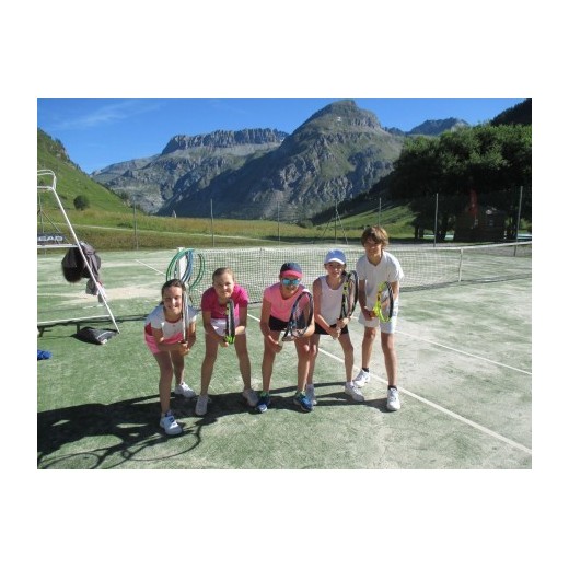 Children tennis course 1hr30/day (6-11 y/o) - Val d'Isère